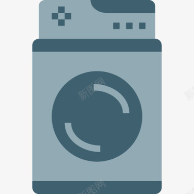 洗衣机清洁34平板图标图标