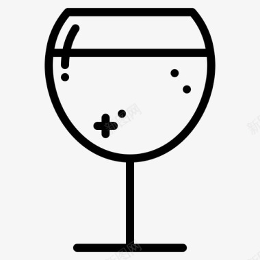 酒精饮料鸡尾酒葡萄酒图标图标