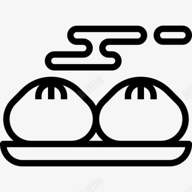 饺子食物99直系图标图标