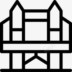 伦敦桥装饰画2伦敦桥英国2直线图标高清图片