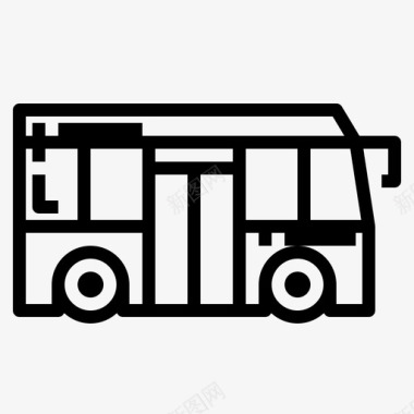 班车公共交通酒店图标图标