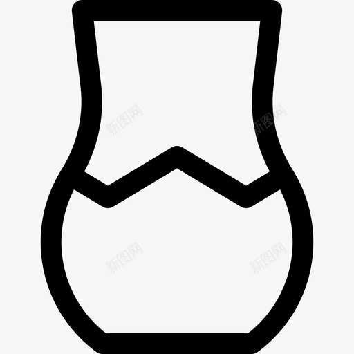 花瓶家居用品8直纹图标svg_新图网 https://ixintu.com 家居用品8 直纹 花瓶