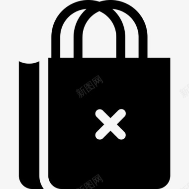 购物袋购物115实心图标图标