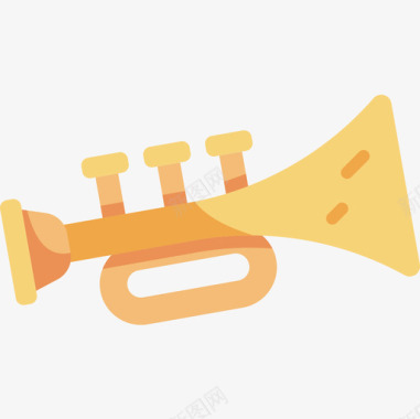 Trumpet死亡日10Flat图标图标