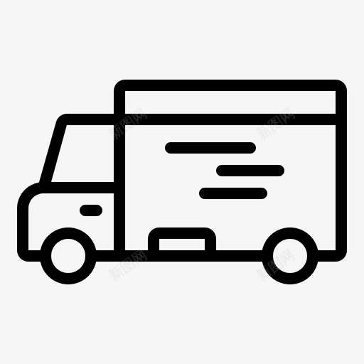 送货车汽车司机图标svg_新图网 https://ixintu.com 卡车 司机 汽车 运输 送货车
