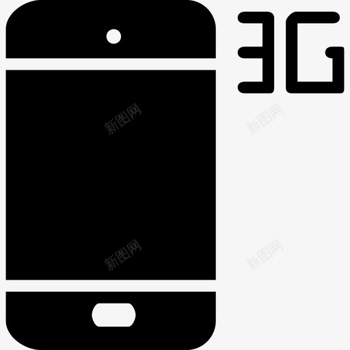 Phone-3Gsvg_新图网 https://ixintu.com Phone-3G