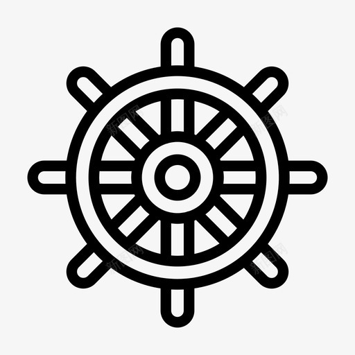 方向盘船水手图标svg_新图网 https://ixintu.com 布列塔尼 方向盘 水手 船