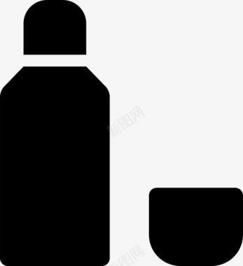 瓶烧瓶保温瓶图标图标