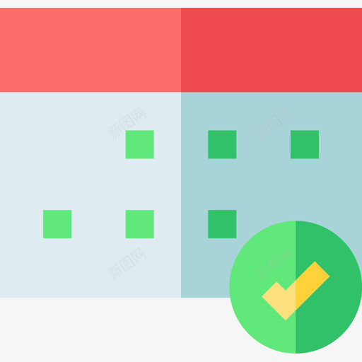 日程表电子商务65平铺图标svg_新图网 https://ixintu.com 平铺 日程表 电子商务65