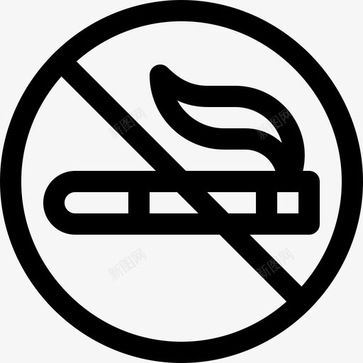 禁止吸烟公共交通12直达图标svg_新图网 https://ixintu.com 公共交通12 直达 禁止吸烟