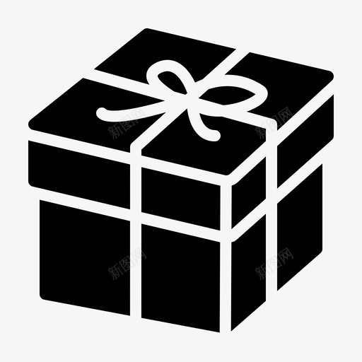 礼品盒生日礼物包装图标svg_新图网 https://ixintu.com 包装 生日礼物 礼品盒 礼物