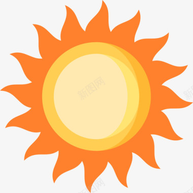 太阳tipical西班牙语2平坦图标图标