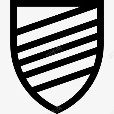桑普多利亚足球盾牌3直线型图标图标