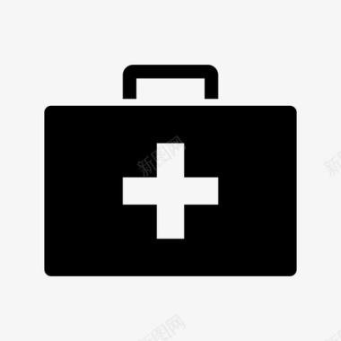 急救箱袋子医疗用品图标图标