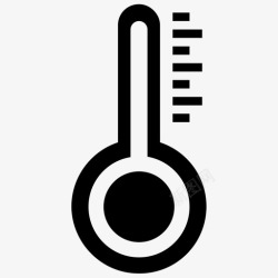 可爱的ui图标温度计体温计热量测量图标高清图片