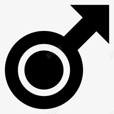 性别符号男孩性别男孩标志图标图标