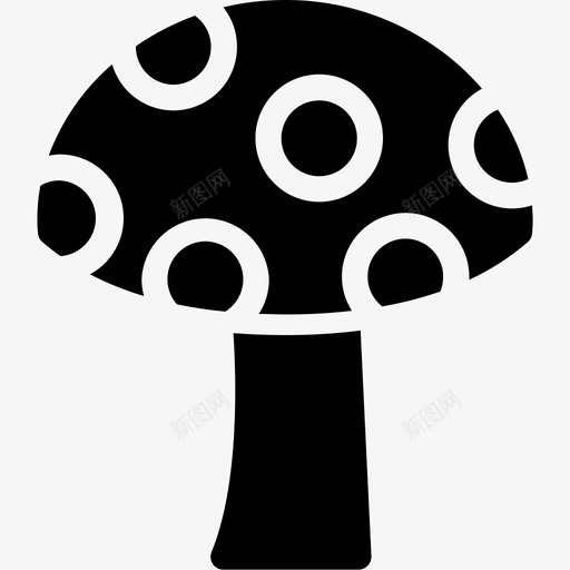 神奇蘑菇瘾君子毒品图标svg_新图网 https://ixintu.com 毒品 毒品固体图标 瘾君子 神奇蘑菇