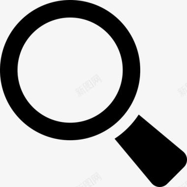 搜索工具或放大镜检测查找图标图标