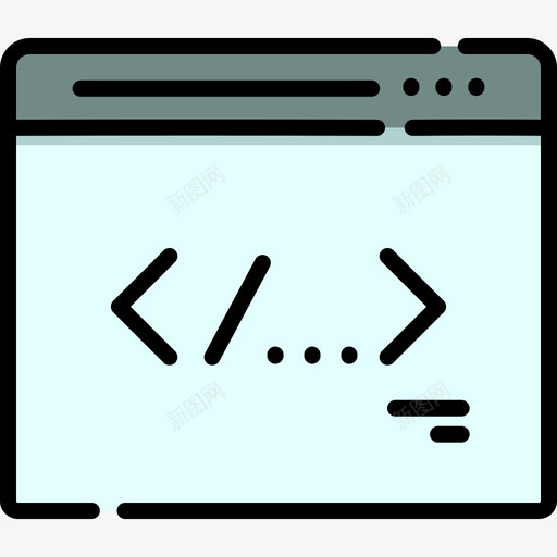 编码网页开发23线颜色图标svg_新图网 https://ixintu.com 线颜色 编码 网页开发23