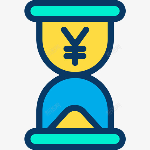 时间就是金钱商业240线性颜色图标svg_新图网 https://ixintu.com 商业240 时间就是金钱 线性颜色