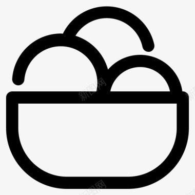 面条碗食物图标图标