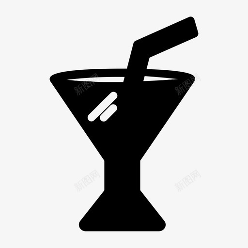 吸管玻璃饮料新鲜图标svg_新图网 https://ixintu.com 吸管玻璃 新鲜 餐厅 饮料