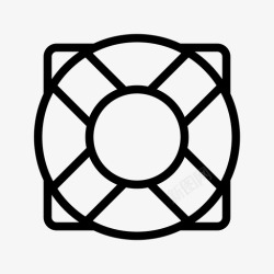 拯救海洋banner浮标生命拯救图标高清图片