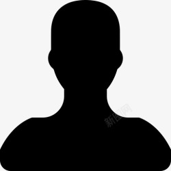 身份不明的未命名用户头像无脸图标高清图片