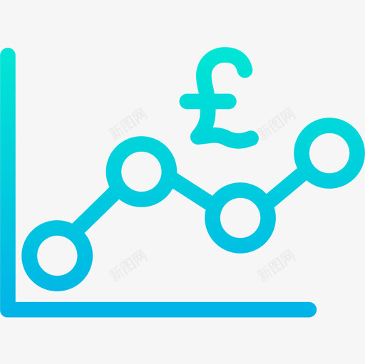 折线图业务241梯度图标svg_新图网 https://ixintu.com 业务241 折线图 梯度