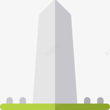 华盛顿地标纪念碑图标图标