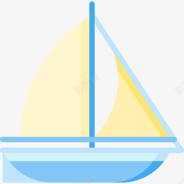 帆船tipical西班牙语2扁平图标图标
