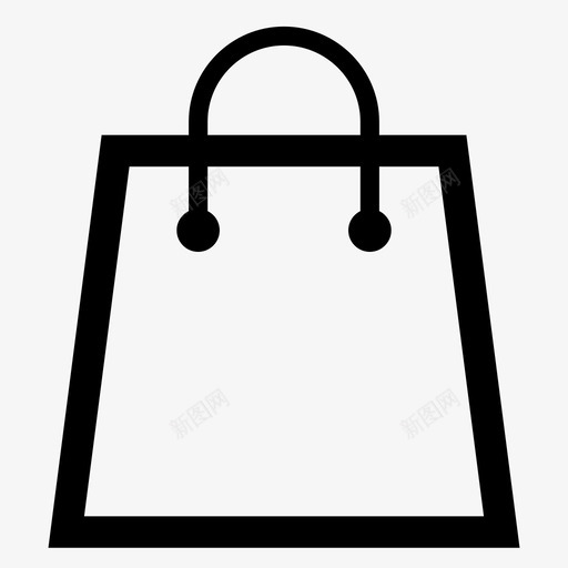 购物袋包装零售图标svg_新图网 https://ixintu.com 包装 商店 电子商务 购物袋 销售 零售