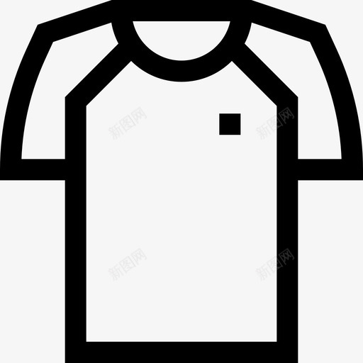 衬衫健身70直线型图标svg_新图网 https://ixintu.com 健身70 直线型 衬衫