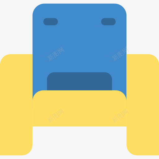 扶手椅家具和家用16平的图标svg_新图网 https://ixintu.com 家具和家用16 平的 扶手椅