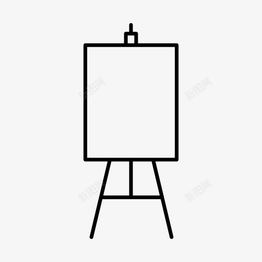 画架艺术画布图标svg_新图网 https://ixintu.com 极简主义概述 画家 画布 画架 绘画 艺术