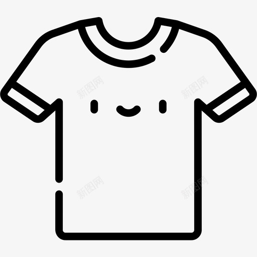 衬衫衣服86直线型图标svg_新图网 https://ixintu.com 直线型 衣服86 衬衫
