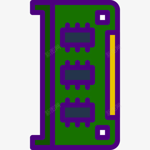 Ram设备32线性彩色图标svg_新图网 https://ixintu.com Ram 线性彩色 设备32