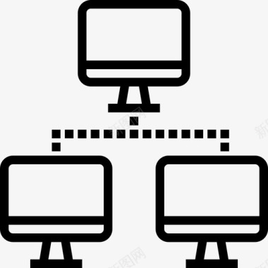 网络通信88线性图标图标