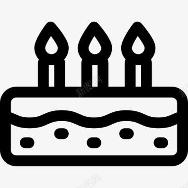 生日蛋糕67岁宝宝直系图标图标