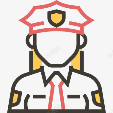警察职业3黄影图标图标