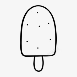夏日冰棍冰淇淋水果冰棍图标高清图片