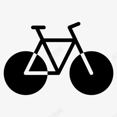 山地自行车自行车交通工具图标图标