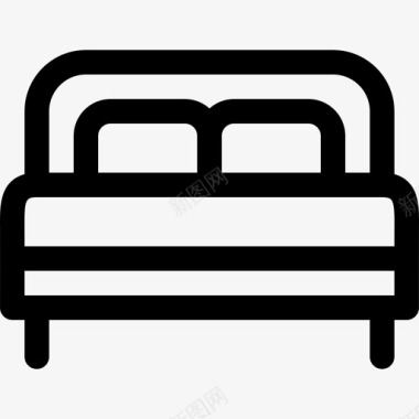 床酒店服务32直系图标图标