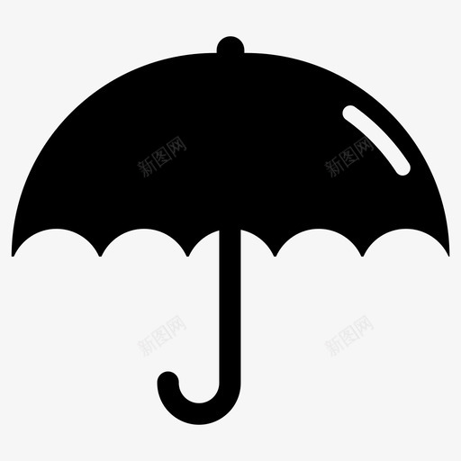 伞气候保护图标svg_新图网 https://ixintu.com 伞 保护 假期 天气 安全 气候 雨水