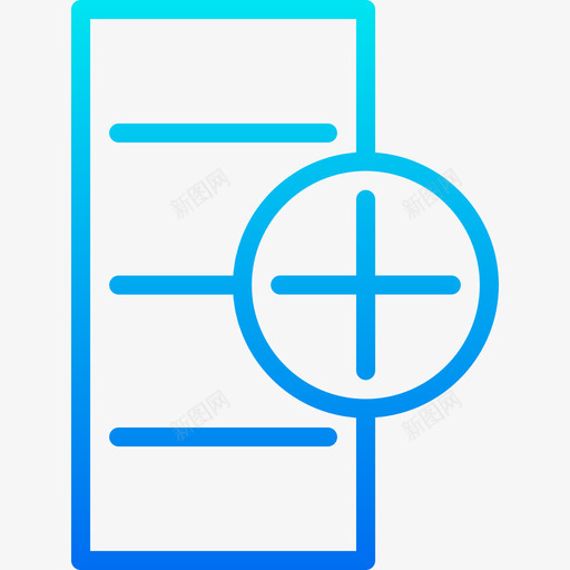加法数据6梯度图标svg_新图网 https://ixintu.com 加法 数据6 梯度