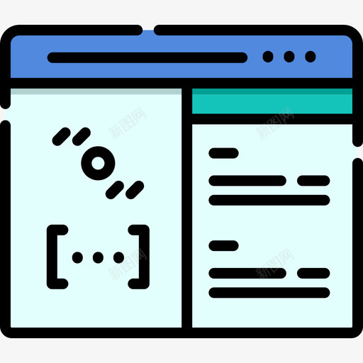 编码网页开发23线颜色图标svg_新图网 https://ixintu.com 线颜色 编码 网页开发23