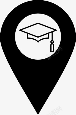 教育地点大学学校图标图标