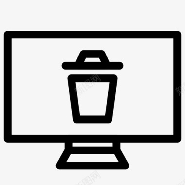 垃圾桶监视器删除桌面图标图标