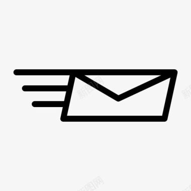 发送邮件传送更快的传送图标图标
