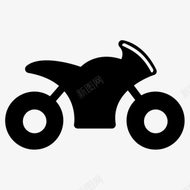 摩托车交通工具车辆图标图标